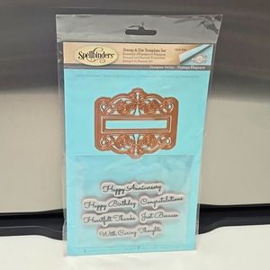 Brand New Spellbinder Every Occasion Dies and Stamp Set.